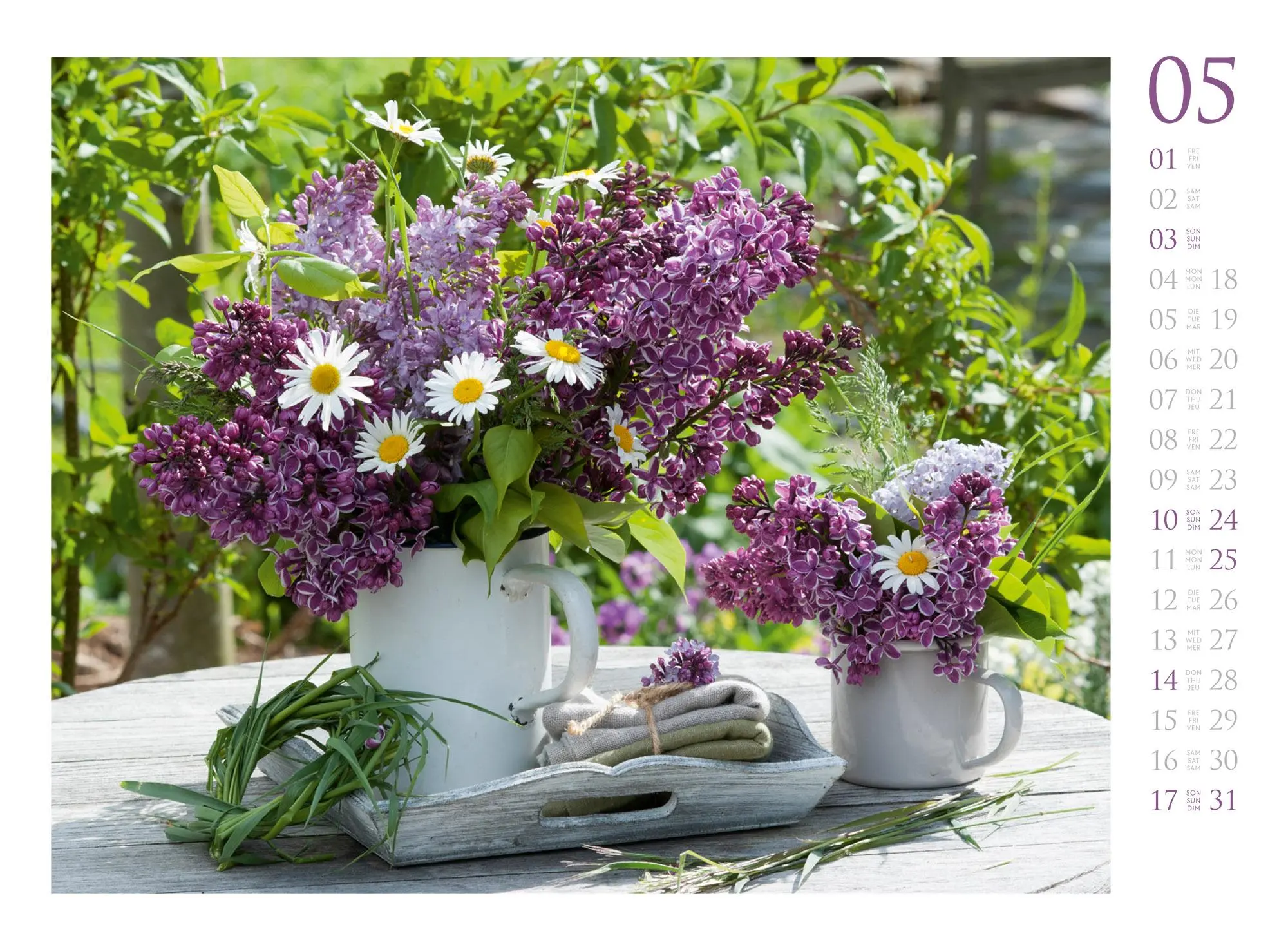 Bild: 9783838426303 | Blumenzauber Kalender 2026 | Friedrich Strauß (u. a.) | Kalender