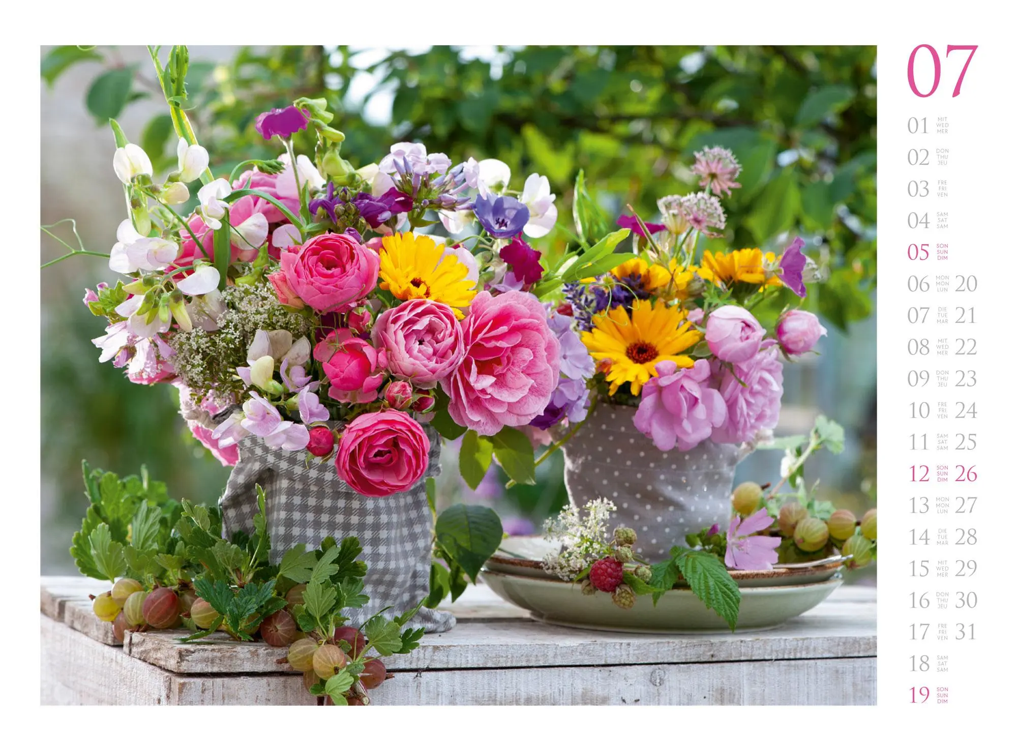 Bild: 9783838426303 | Blumenzauber Kalender 2026 | Friedrich Strauß (u. a.) | Kalender