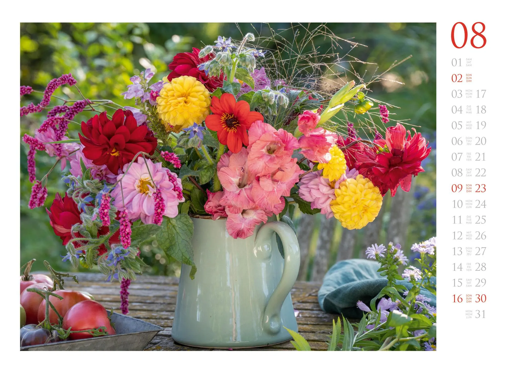 Bild: 9783838426303 | Blumenzauber Kalender 2026 | Friedrich Strauß (u. a.) | Kalender