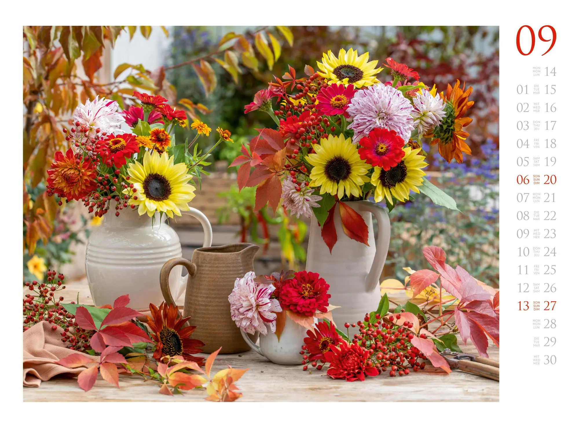Bild: 9783838426303 | Blumenzauber Kalender 2026 | Friedrich Strauß (u. a.) | Kalender