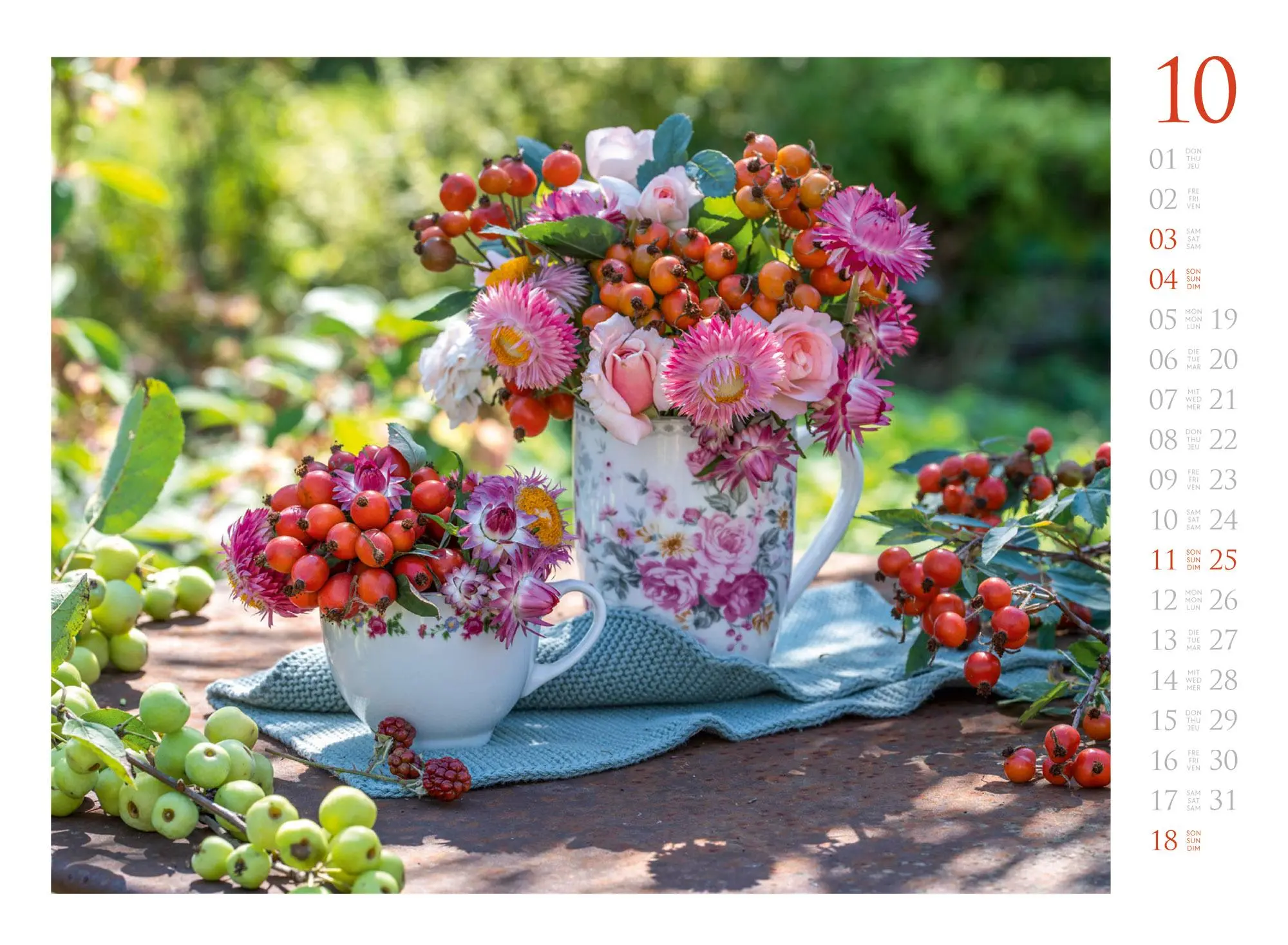 Bild: 9783838426303 | Blumenzauber Kalender 2026 | Friedrich Strauß (u. a.) | Kalender