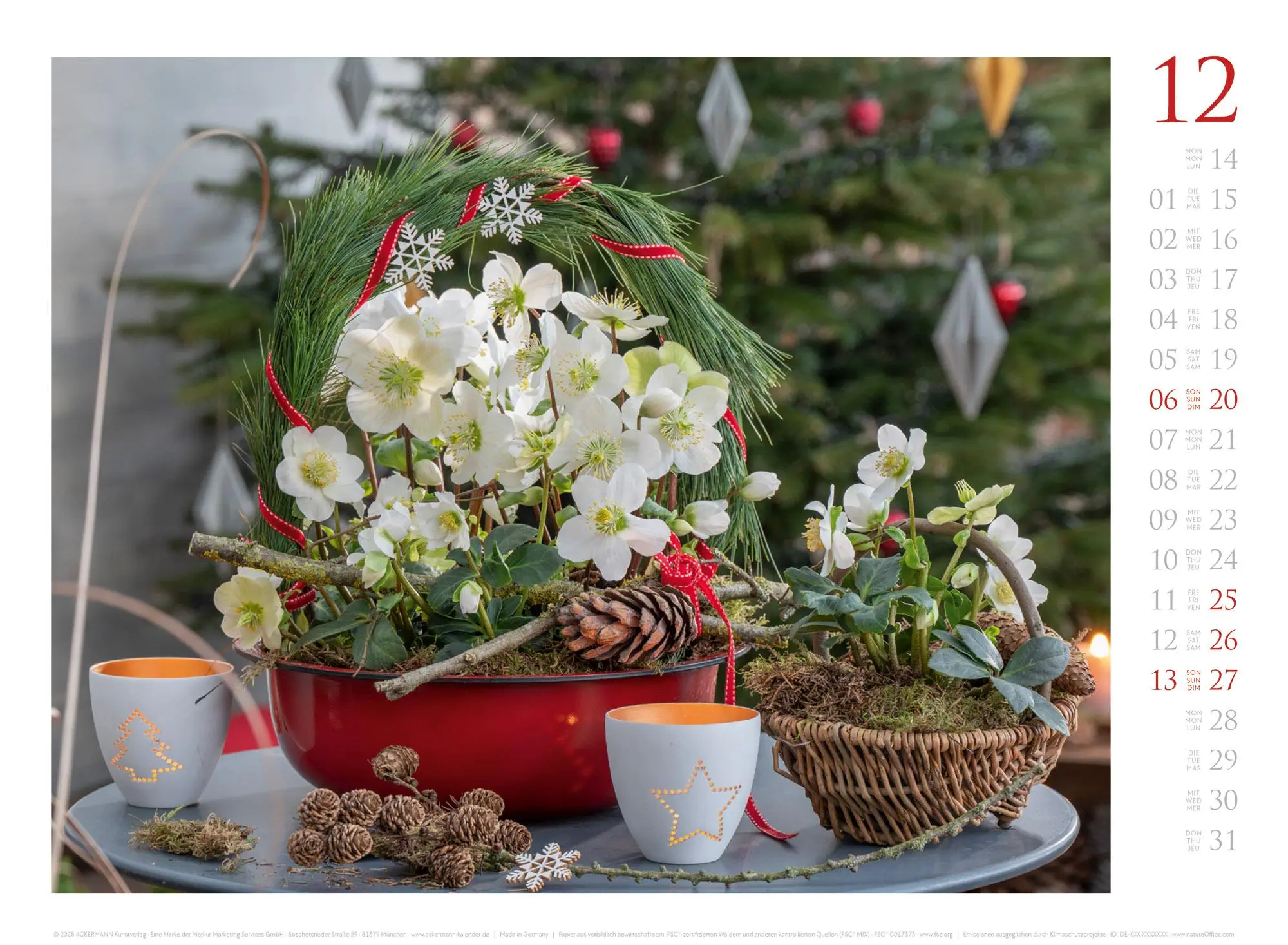 Bild: 9783838426303 | Blumenzauber Kalender 2026 | Friedrich Strauß (u. a.) | Kalender