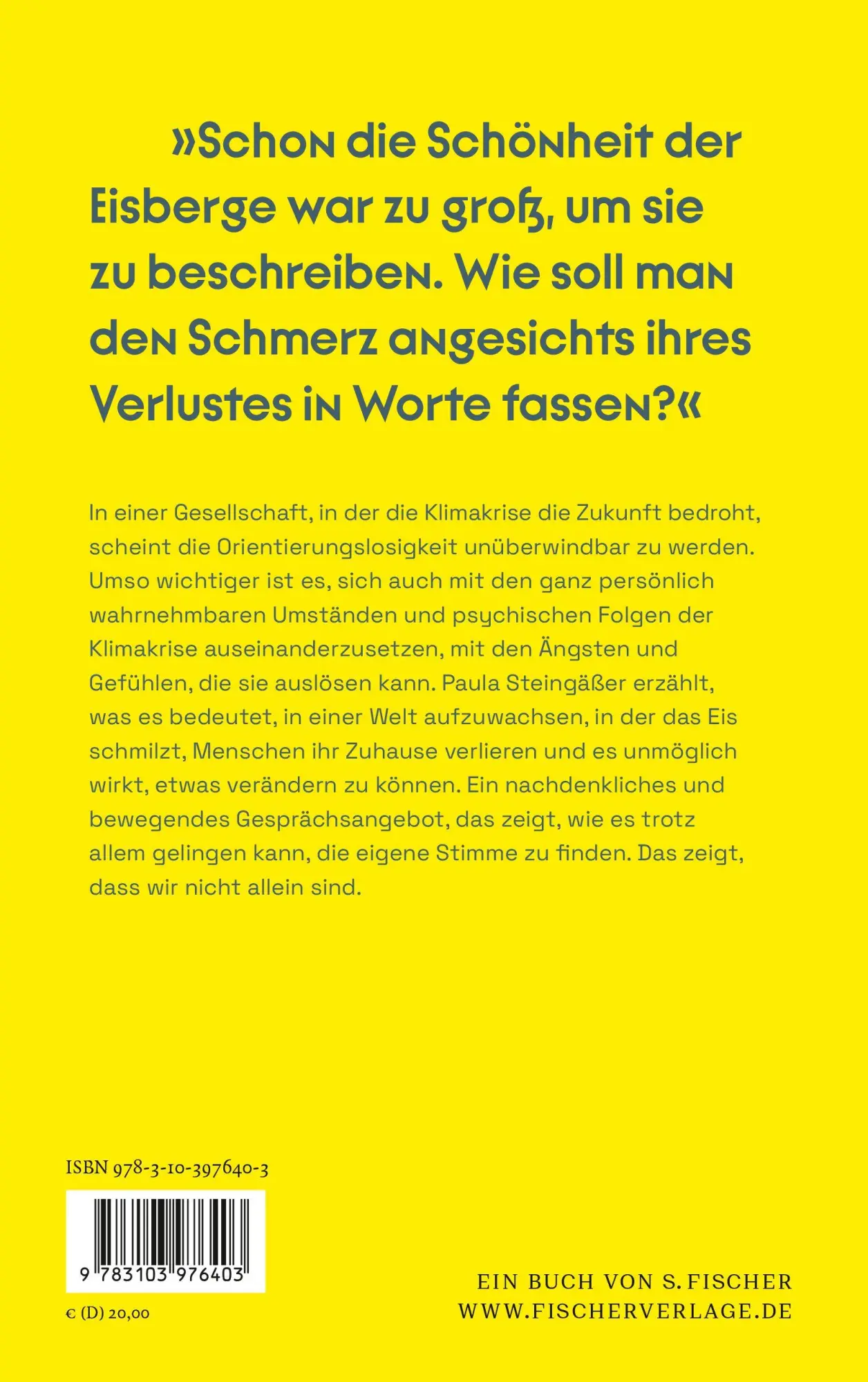 Rückseite: 9783103976403 | Und was ist mit unserer Zukunft? | Aufwachsen mit der Klimakrise