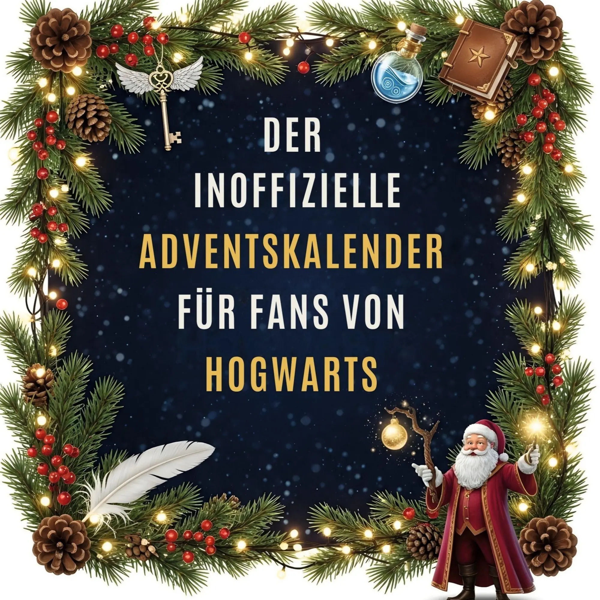 Cover: 9783695316403 | Der inoffizielle Adventskalender für Fans von Hogwarts | Mia Wagner
