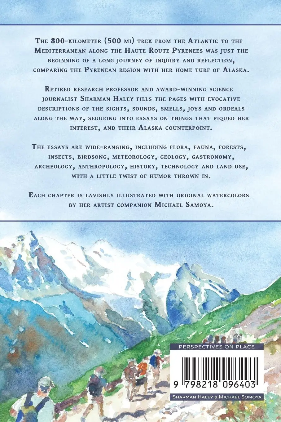 Rückseite: 9798218096403 | Perspectives on Place | An Alaskan Explores the Pyrenees | Haley