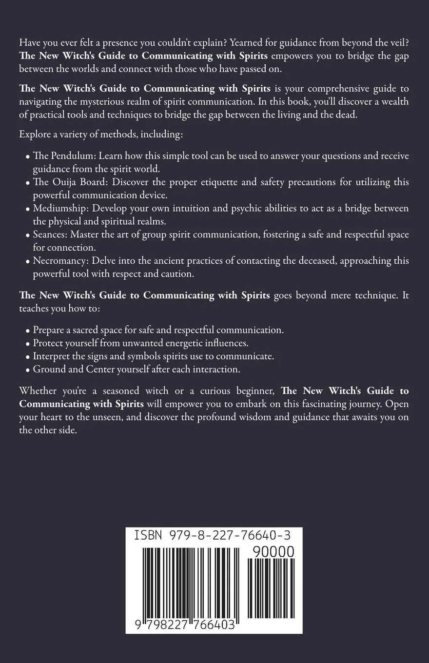 Rückseite: 9798227766403 | New Witch's Guide to Communicating with Spirits | Sarah Ripley | Buch