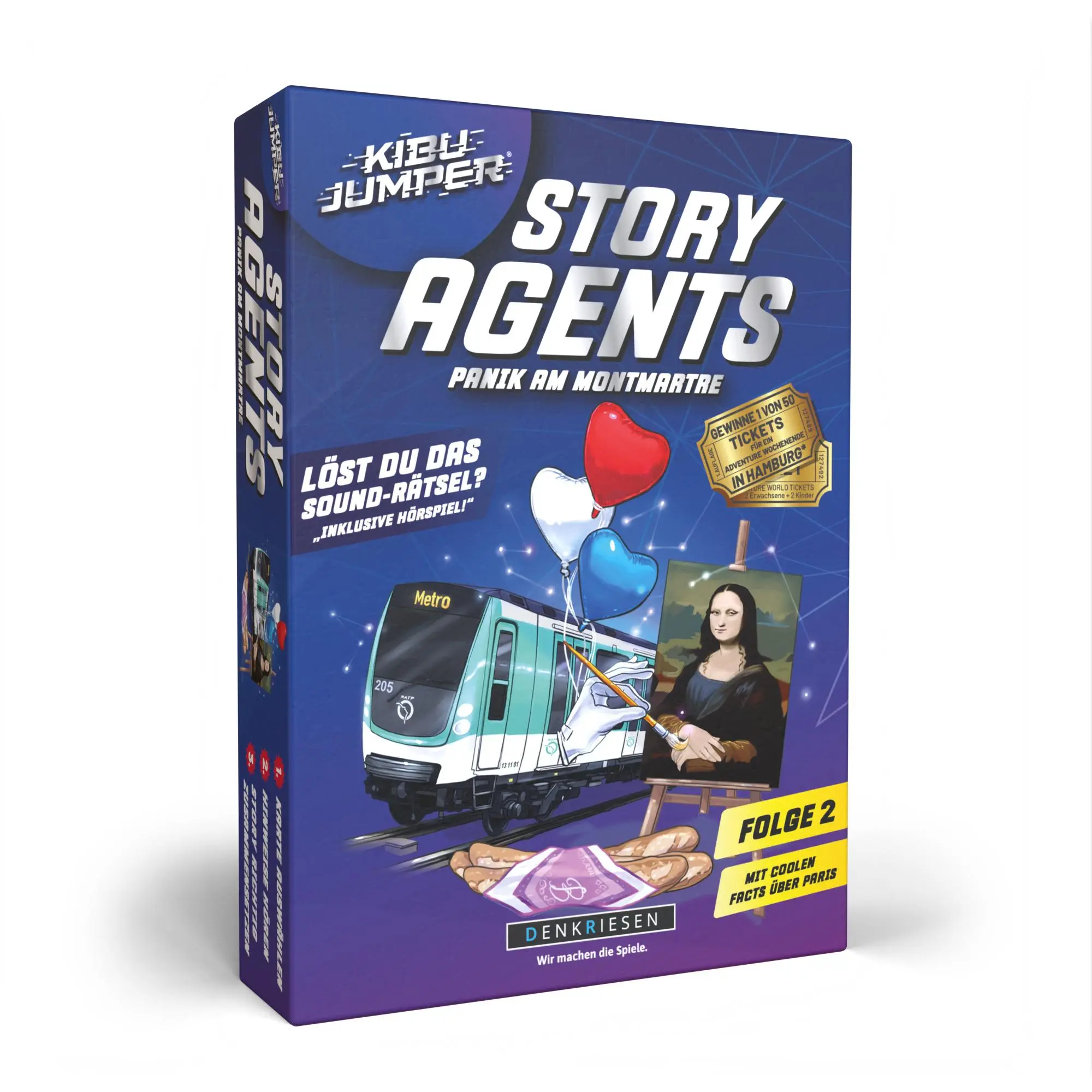 Cover: 4260528096503 | DENKRIESEN - KIBU JUMPER® - Story Agents - Paris - "Panik am...