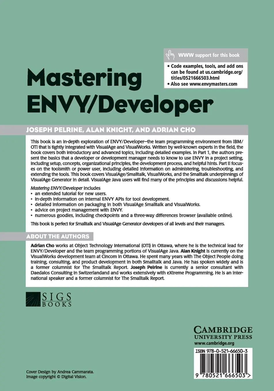 Rückseite: 9780521666503 | Mastering ENVY/Developer | Joseph Pelrine (u. a.) | Taschenbuch | 2016