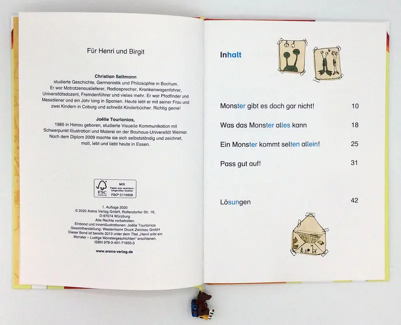 Bild: 9783401716503 | Monstergeschichten | Mit Silbentrennung | Christian Seltmann | Buch