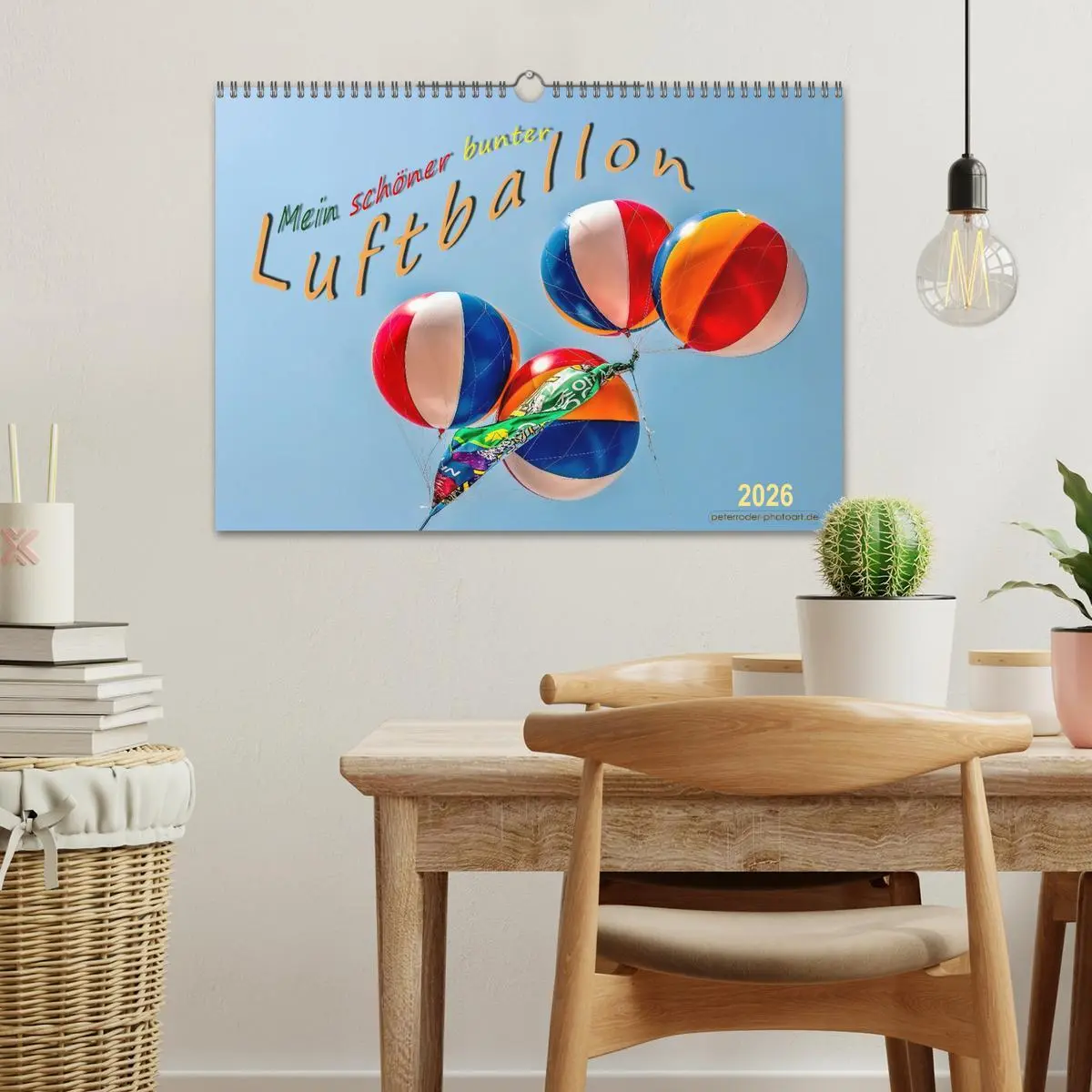 Bild: 9783457946503 | Mein schöner bunter Luftballon (Wandkalender 2026 DIN A3 quer),...