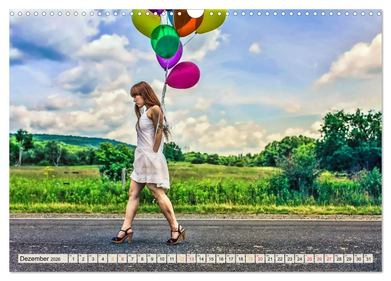 Bild: 9783457946503 | Mein schöner bunter Luftballon (Wandkalender 2026 DIN A3 quer),...