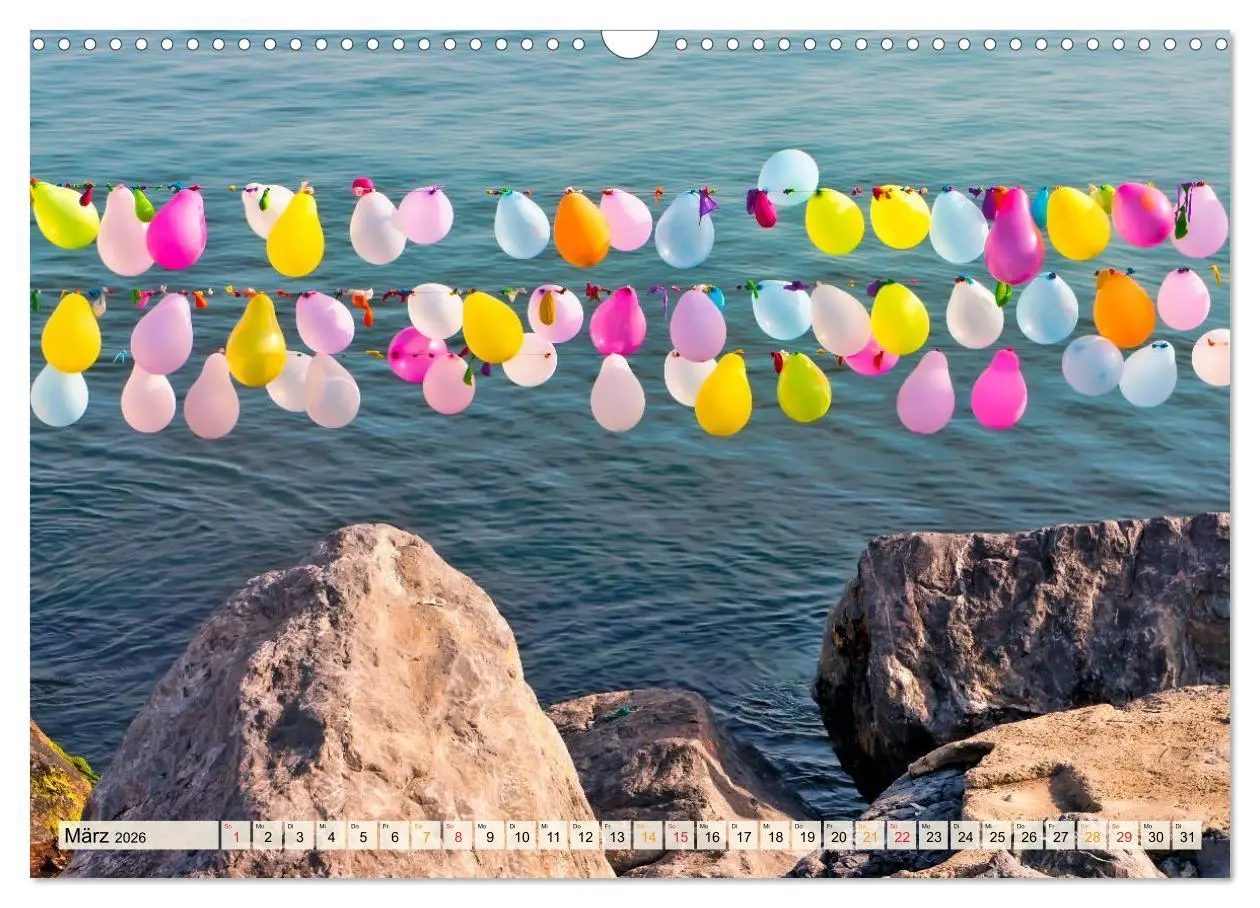 Bild: 9783457946503 | Mein schöner bunter Luftballon (Wandkalender 2026 DIN A3 quer),...