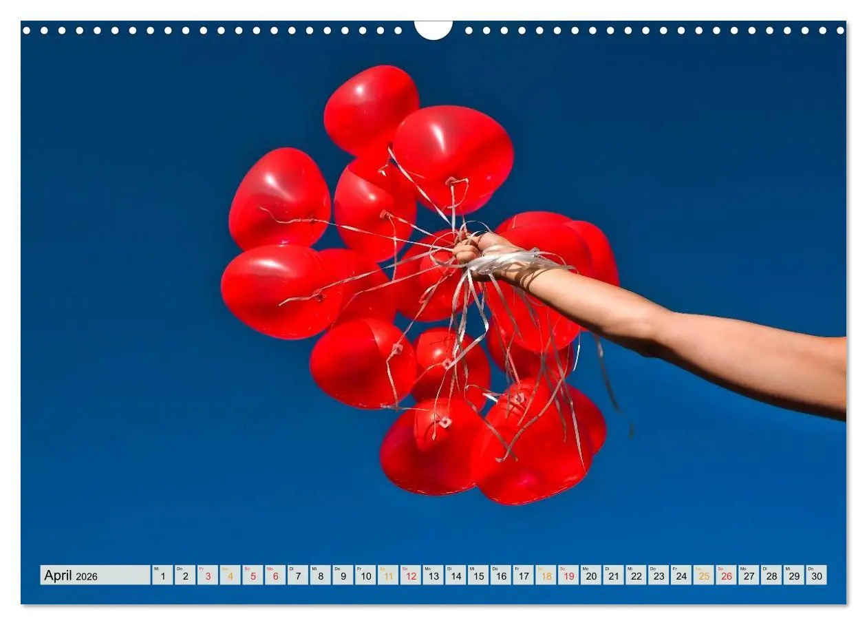 Bild: 9783457946503 | Mein schöner bunter Luftballon (Wandkalender 2026 DIN A3 quer),...