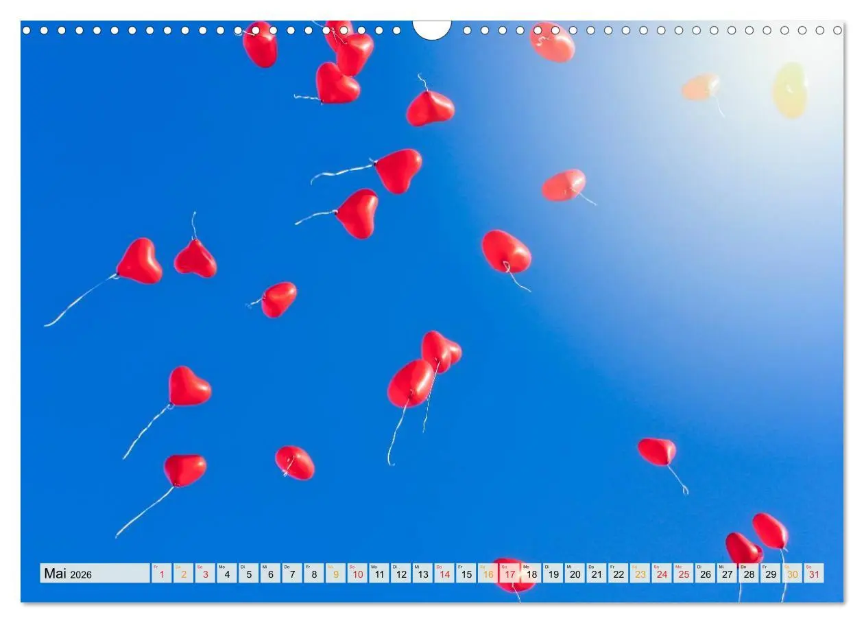 Bild: 9783457946503 | Mein schöner bunter Luftballon (Wandkalender 2026 DIN A3 quer),...