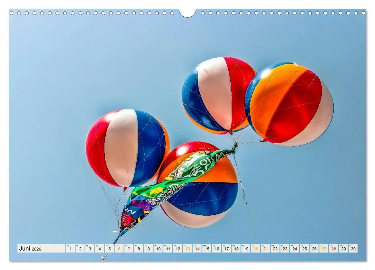 Bild: 9783457946503 | Mein schöner bunter Luftballon (Wandkalender 2026 DIN A3 quer),...