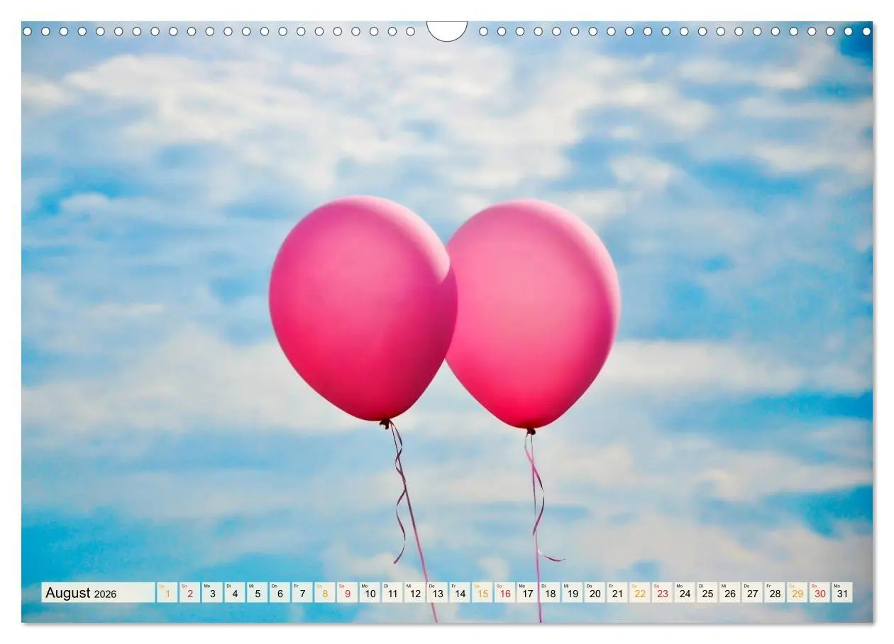 Bild: 9783457946503 | Mein schöner bunter Luftballon (Wandkalender 2026 DIN A3 quer),...