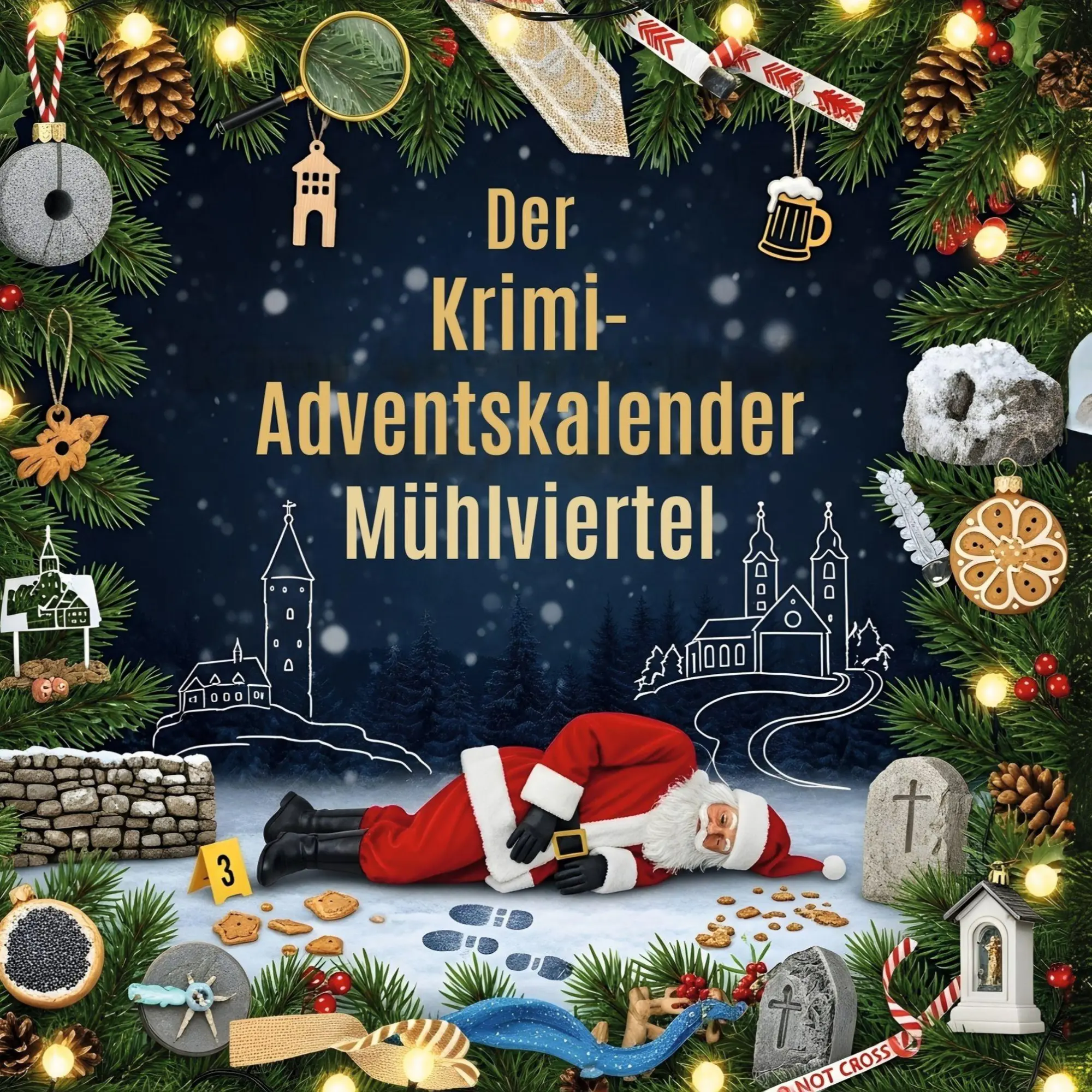 Cover: 9783695306503 | Der Krimi-Adventskalender Mühlviertel | Mordsverdächtig in 24 Akten