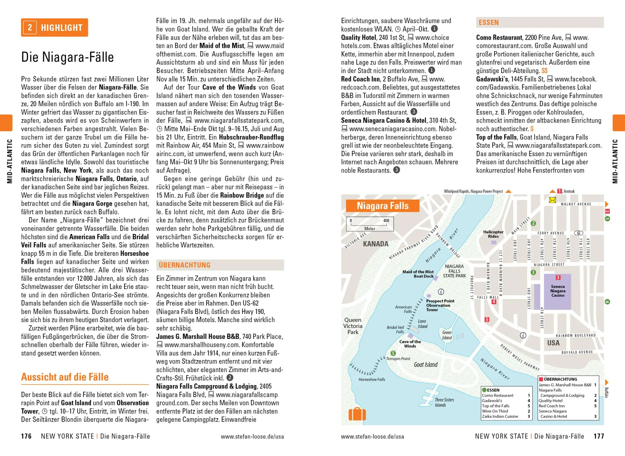 Bild: 9783770166503 | Stefan Loose Reiseführer USA, Der Osten | mit Reiseatlas | Taschenbuch