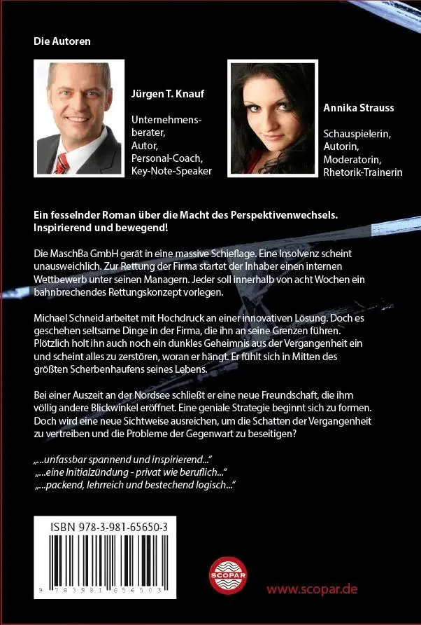 Rückseite: 9783981656503 | Kaleidoskop der Scherben | Ein ungewöhnlicher Wirtschaftsthriller