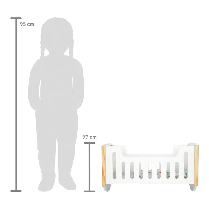 Bild: 4020972126603 | Puppenbett zum Wiegen Little Button | small foot-Verpackung | 12660