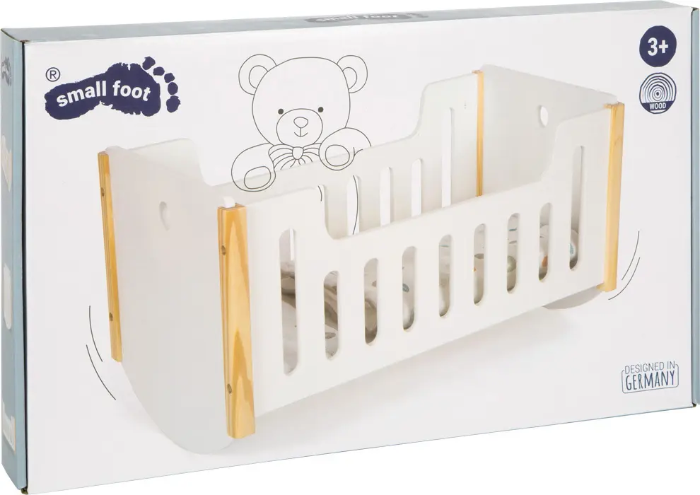 Bild: 4020972126603 | Puppenbett zum Wiegen Little Button | small foot-Verpackung | 12660
