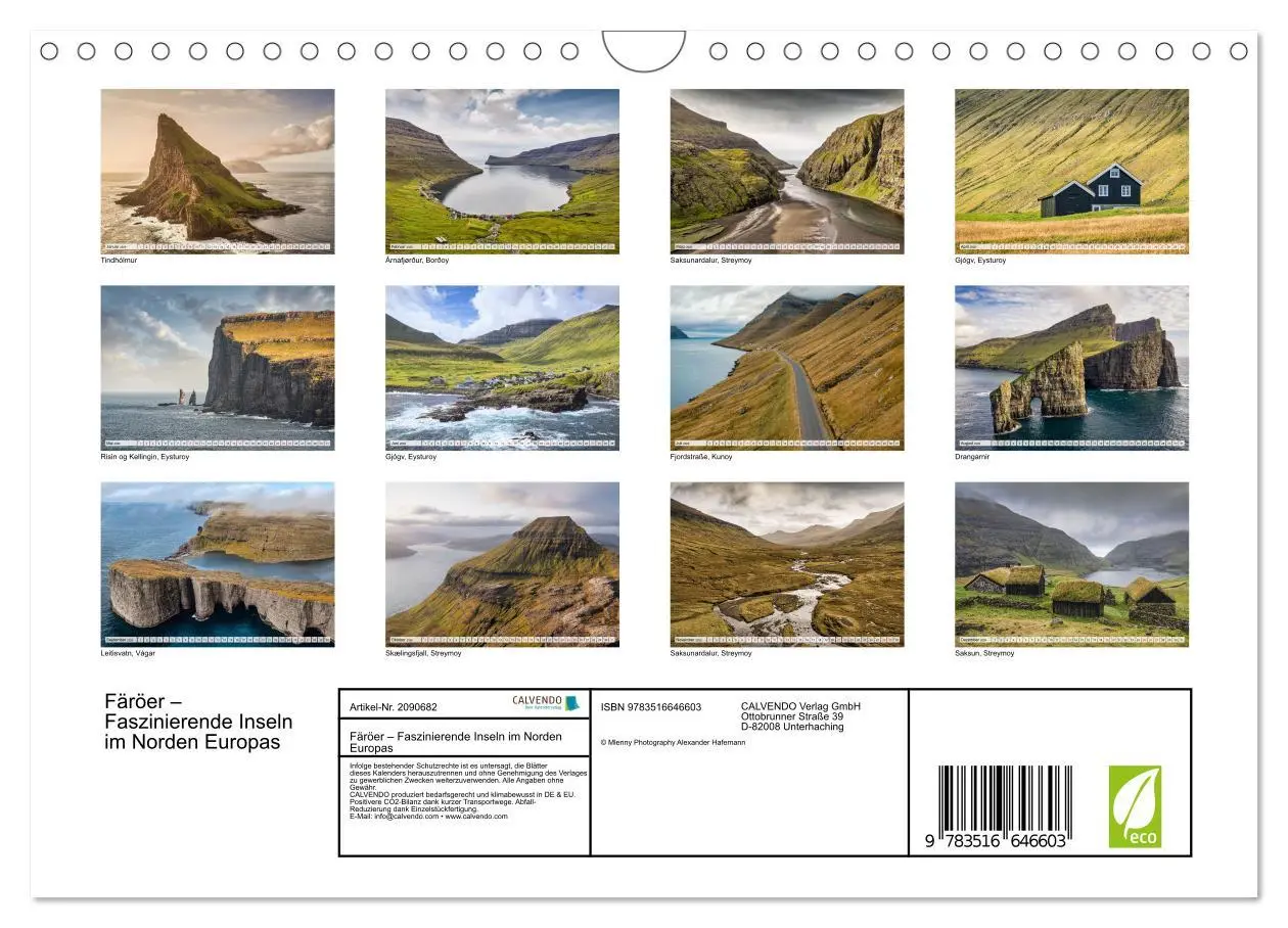 Bild: 9783516646603 | Färöer - Faszinierende Inseln im Norden Europas (Wandkalender 2026...