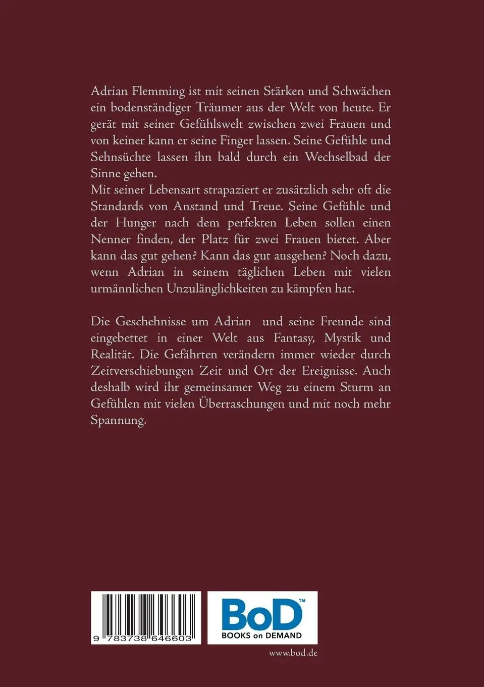Rückseite: 9783738646603 | Adrian Flemming | Gefangen in der Zeitschleife | Marinus Lester Cerdic