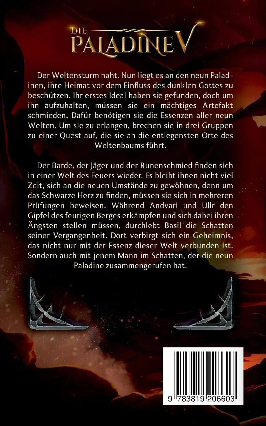Rückseite: 9783819206603 | Die Paladine | Das Schwarze Herz | Pascal Wokan | Taschenbuch | 472 S.