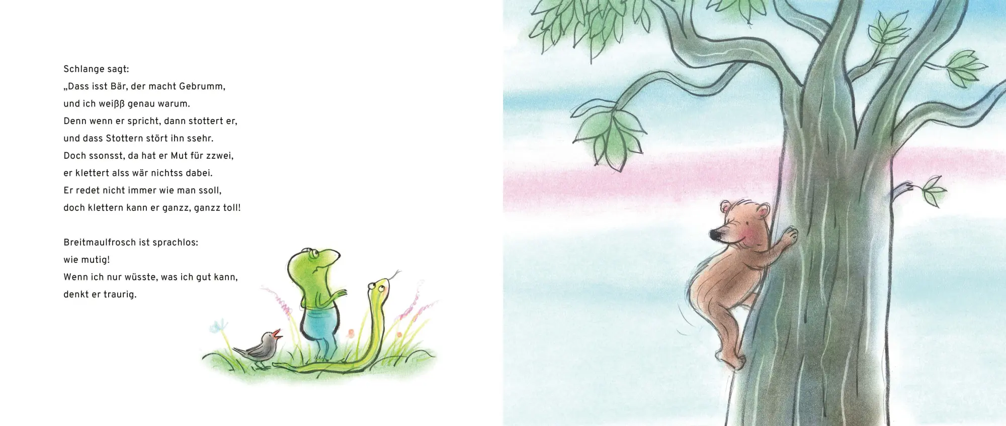 Bild: 9783863216603 | Breitmaulfrosch und Lispelschlange | Bernadette Vermeij | Buch | 39 S.