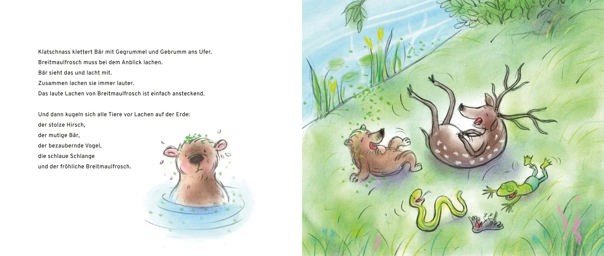 Bild: 9783863216603 | Breitmaulfrosch und Lispelschlange | Bernadette Vermeij | Buch | 39 S.