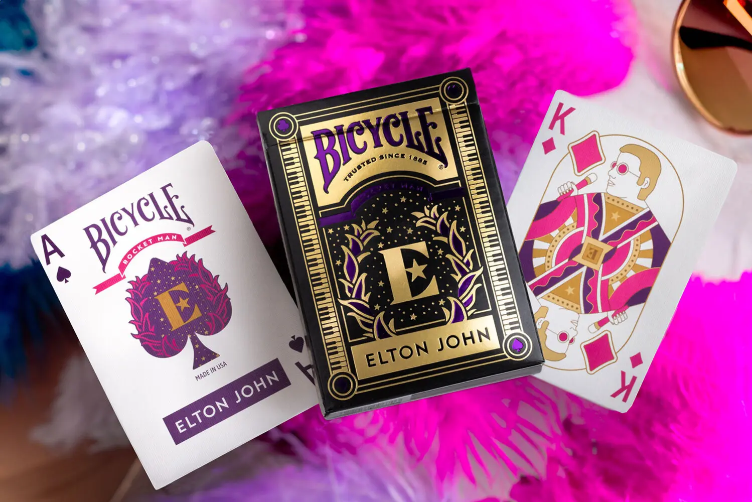 Bild: 73854096703 | Bicycle Elton John | United States Playing Card Company | USPC | Spiel
