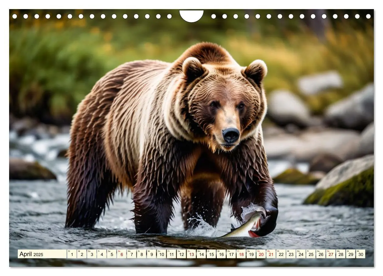 Bild: 9783457166703 | Große und kleine Bären (Wandkalender 2025 DIN A4 quer), CALVENDO...