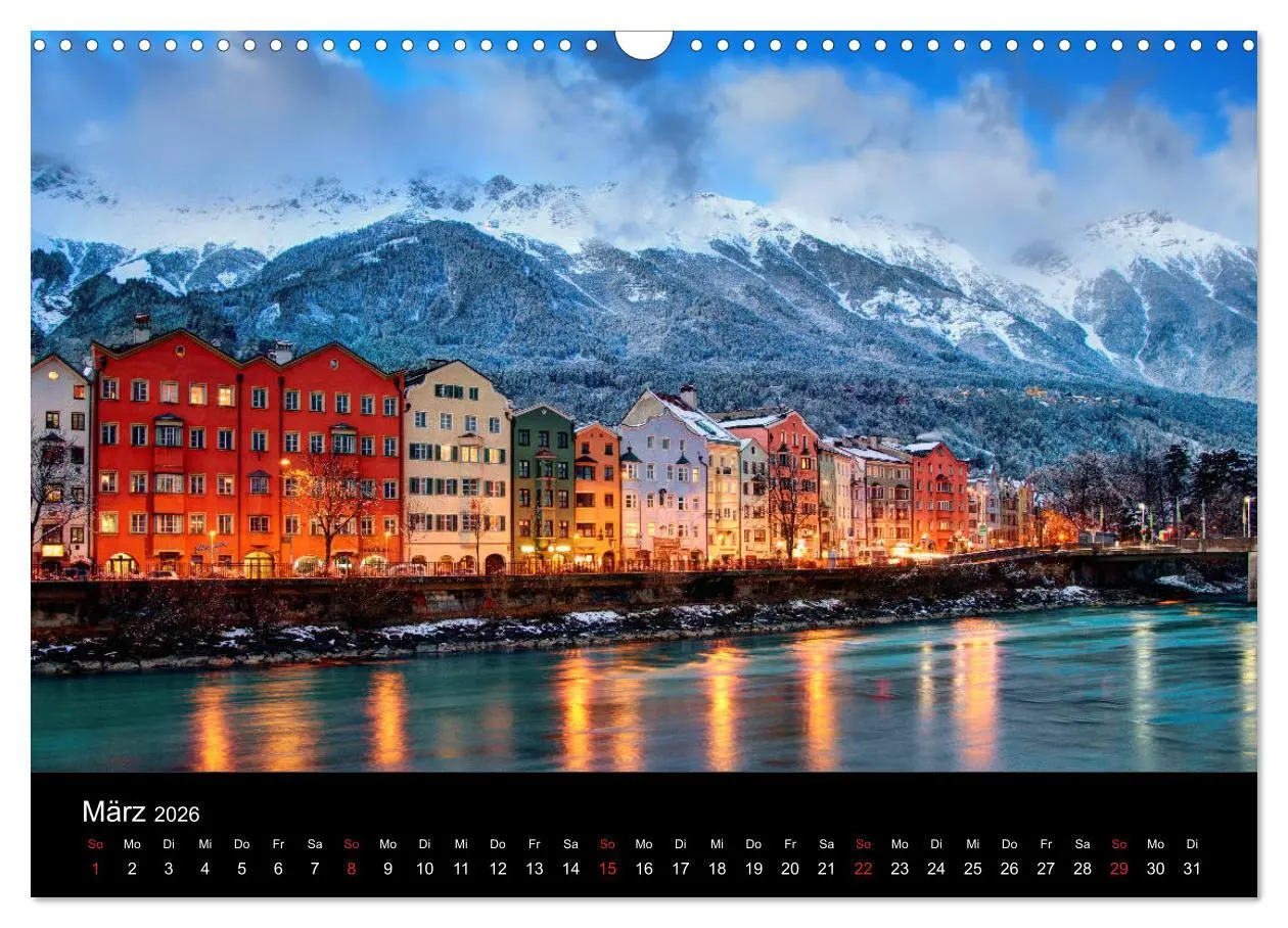 Bild: 9783457926703 | Innsbruck - Capital of the Alps (Wandkalender 2026 DIN A3 quer),...