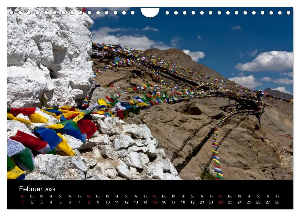 Bild: 9783516016703 | Buddhistische Chörten im Himalaya (Wandkalender 2026 DIN A4 quer),...