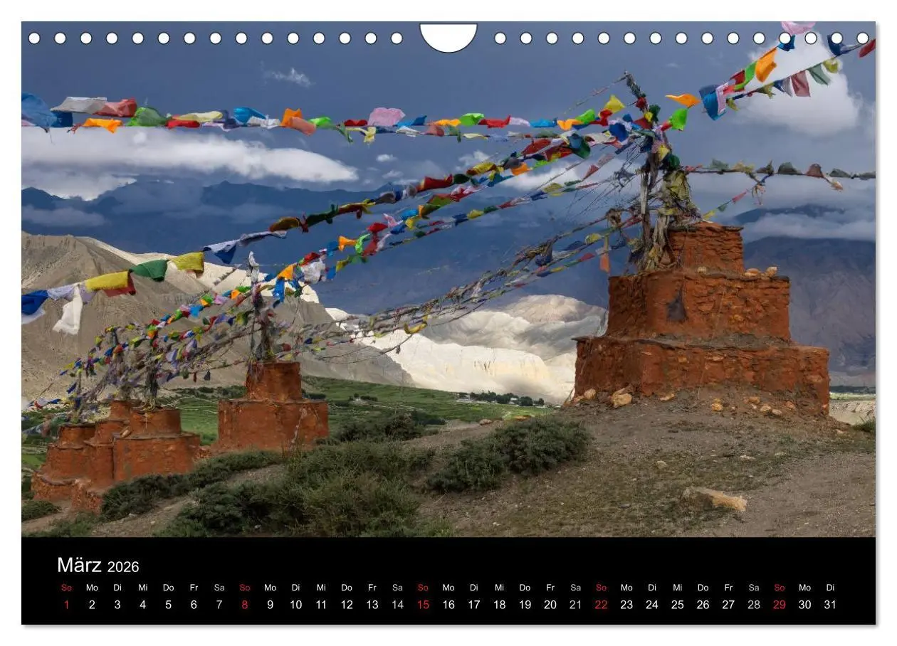 Bild: 9783516016703 | Buddhistische Chörten im Himalaya (Wandkalender 2026 DIN A4 quer),...