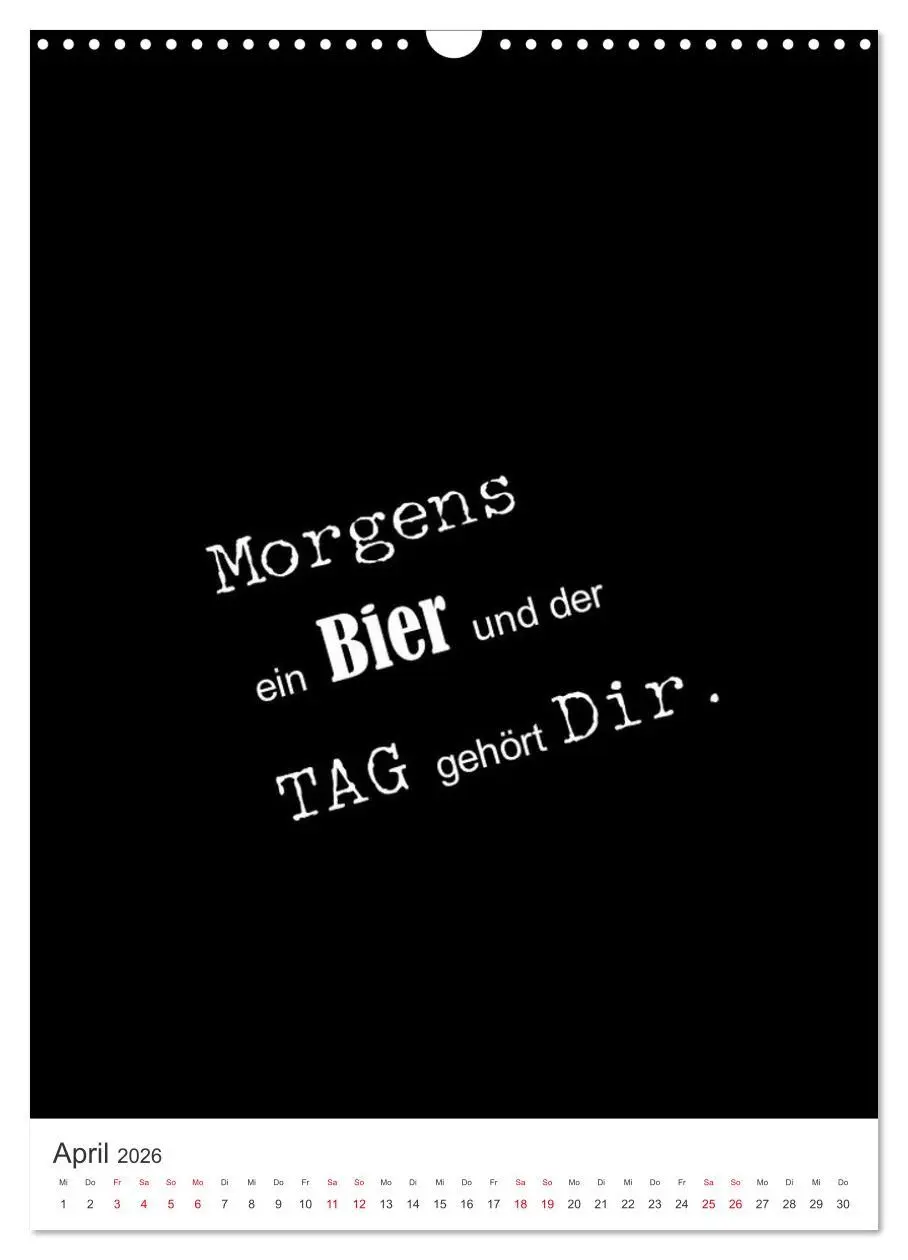 Bild: 9783516326703 | SPRUCH-Beutel voller Sprüche rund ums TRINKEN (Wandkalender 2026...