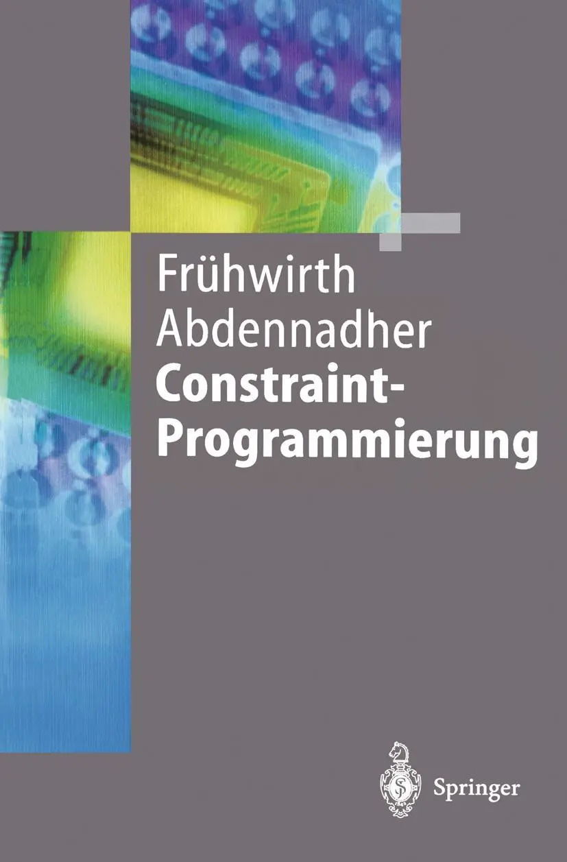 Cover: 9783540606703 | Constraint-Programmierung | Grundlagen und Anwendungen | Taschenbuch