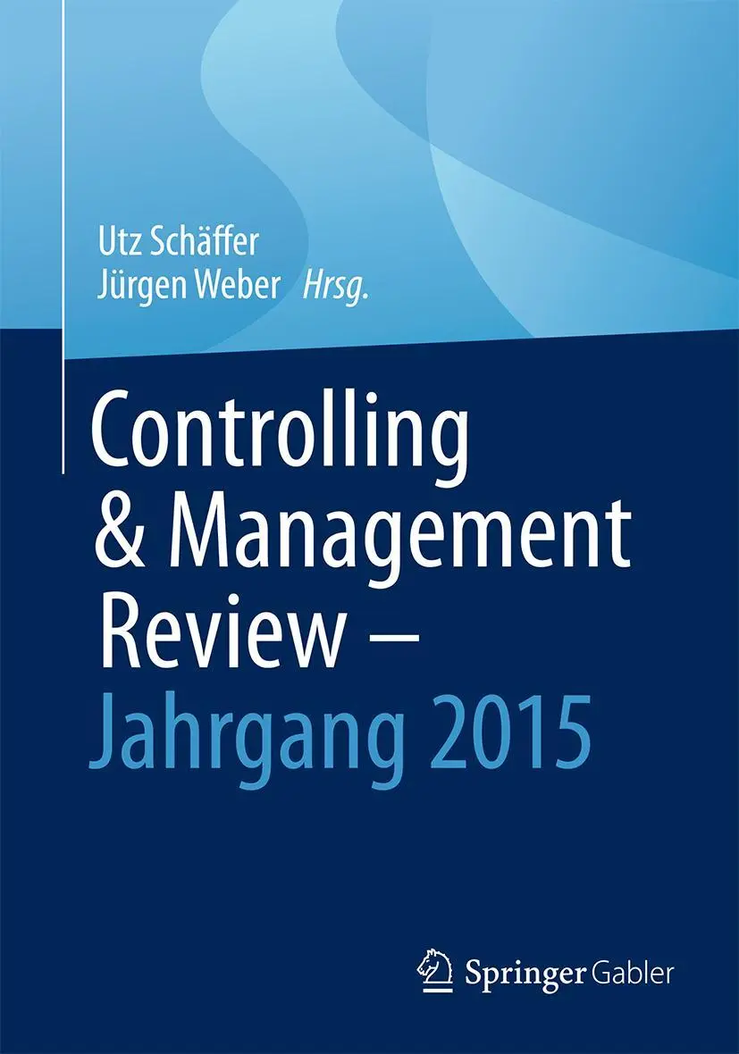 Cover: 9783658136703 | Controlling &amp; Management Review - Jahrgang 2015 | Jürgen Weber (u. a.)