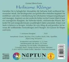 Bild: 9783893216703 | Heilsame Klänge | Gomer Edwin Evans | Audio-CD | 4 S. | Deutsch | 2011