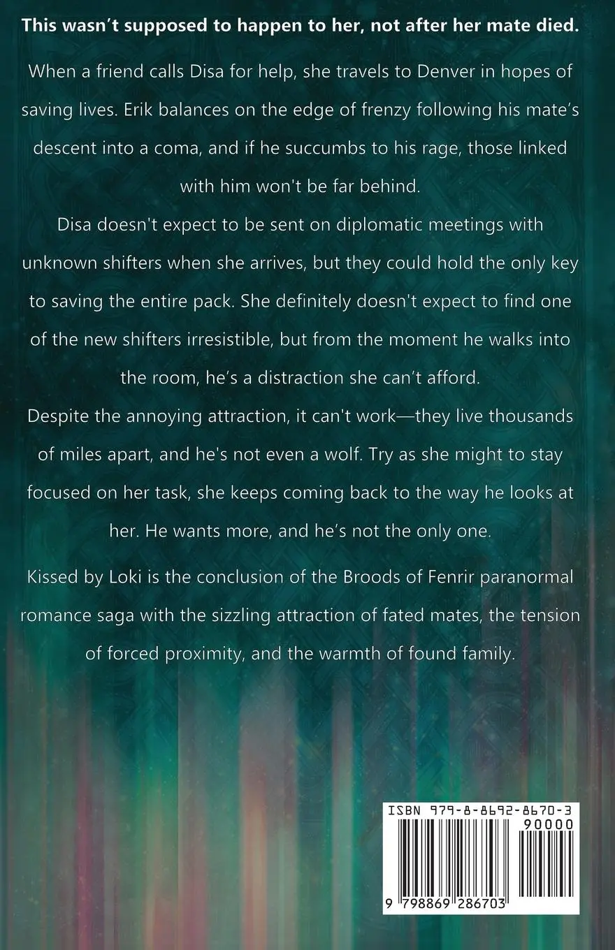 Rückseite: 9798869286703 | Kissed by Loki | Coral Alejandra Moore | Taschenbuch | Englisch | 2025