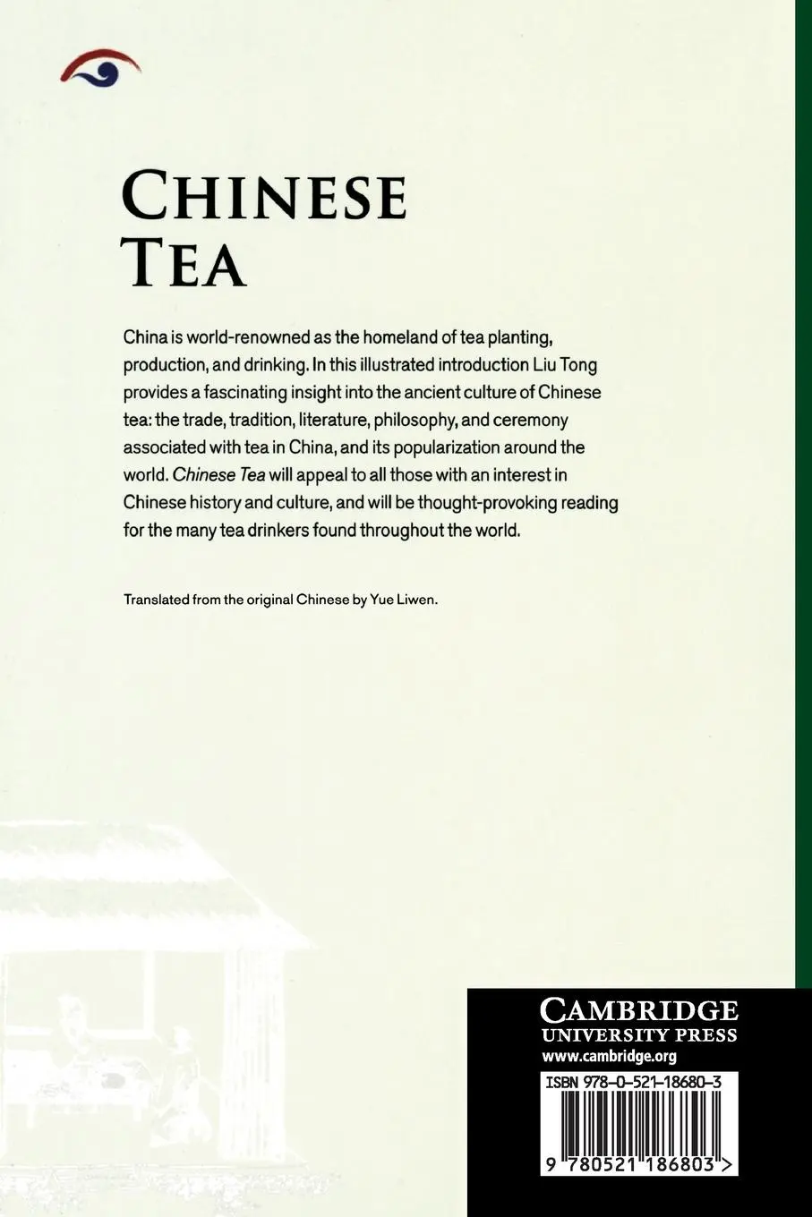 Rückseite: 9780521186803 | Chinese Tea | Tong Liu | Taschenbuch | Englisch | 2019