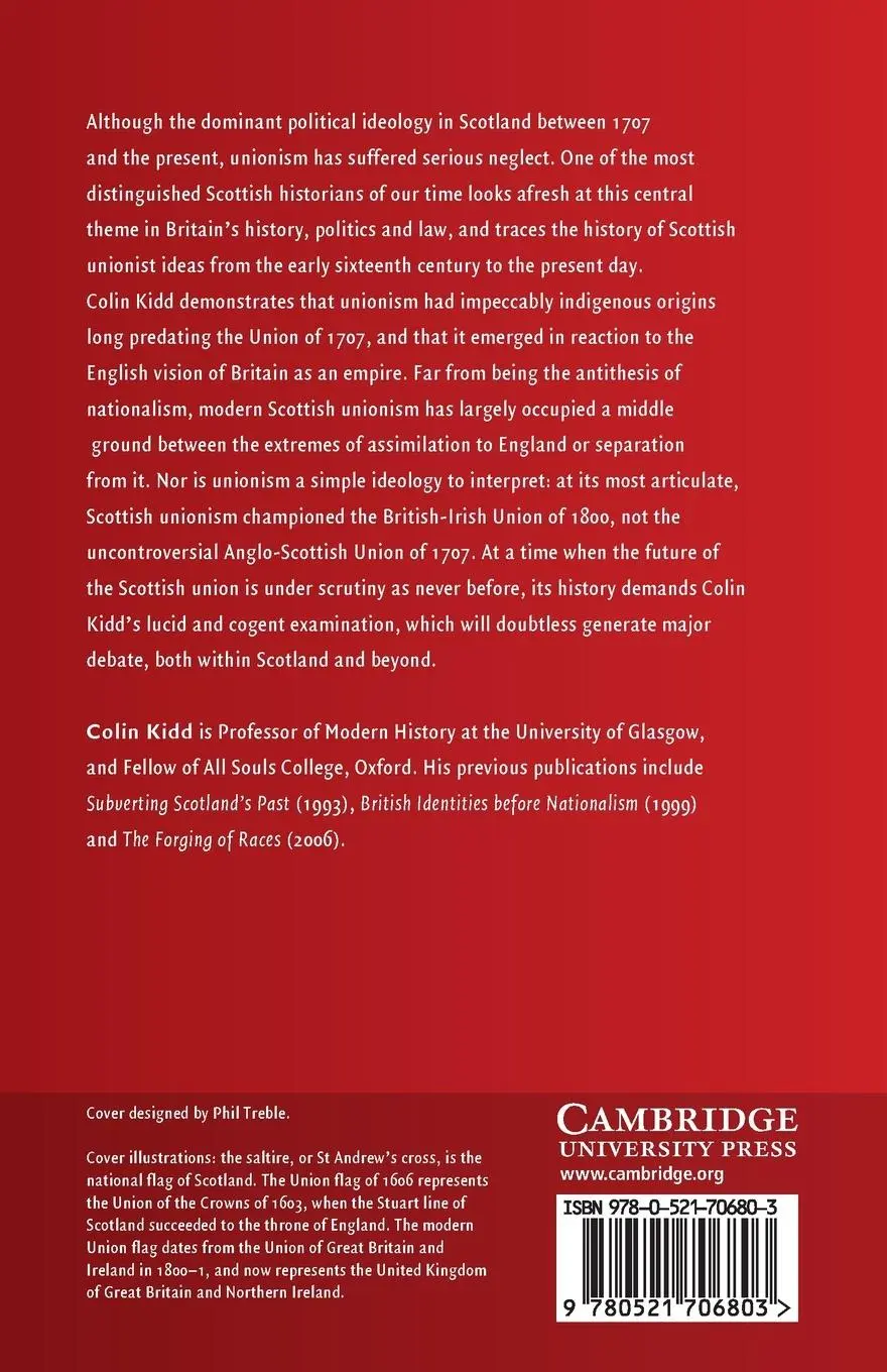 Rückseite: 9780521706803 | Union and Unionisms | Colin Kidd | Taschenbuch | Englisch | 2008