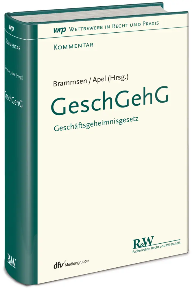 GeschGehG - Jörg Brammsen Simon Apel Gebunden