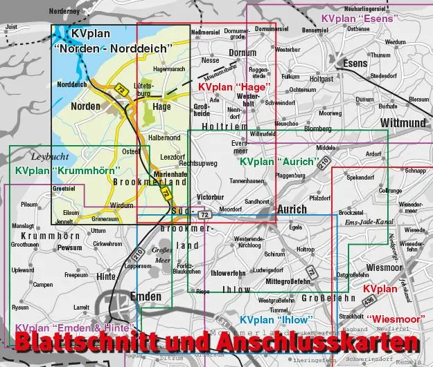 Rückseite: 9783896416803 | Norden, KVplan, Radkarte/Freizeitkarte/Stadtplan, 1:25.000 /...