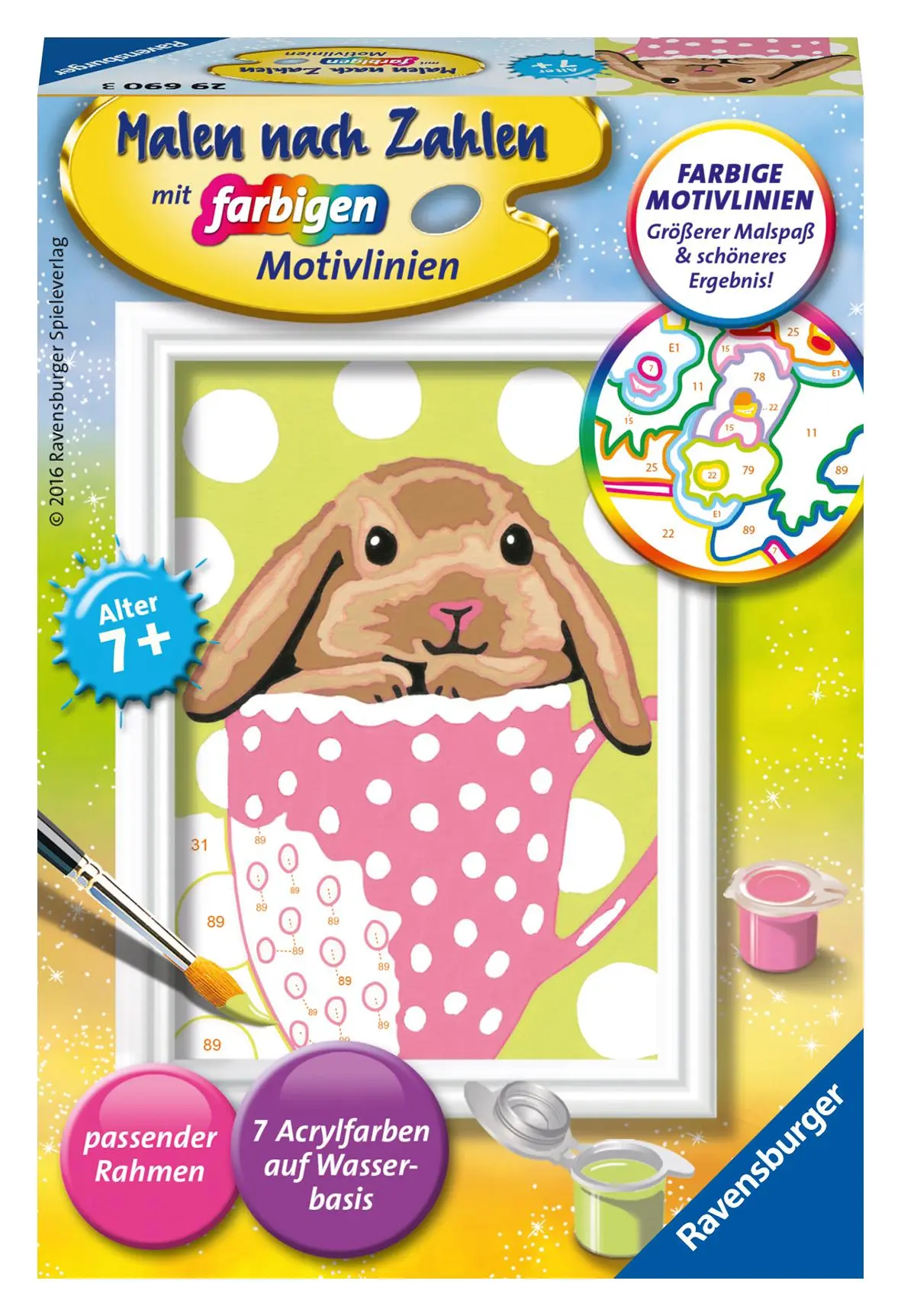 Cover: 4005556296903 | Süßes Schlappohr | Spiel | CreArt Malen nach Zahlen | Deutsch | 2016