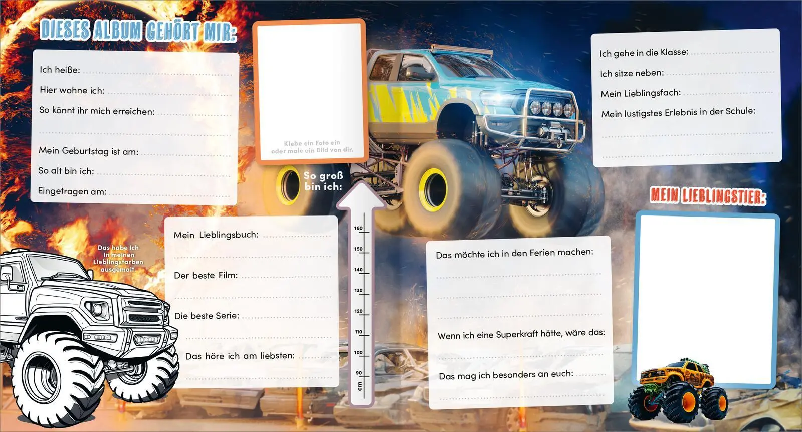 Bild: 4014489136903 | Meine Schulfreunde - Monstertruck | Buch | 80 S. | Deutsch | 2025
