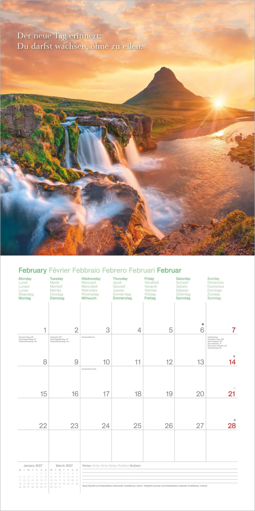Bild: 4069095016903 | Augenblicke für Dich 2027 | Neumann Verlage GmbH &amp; Co KG | Kalender