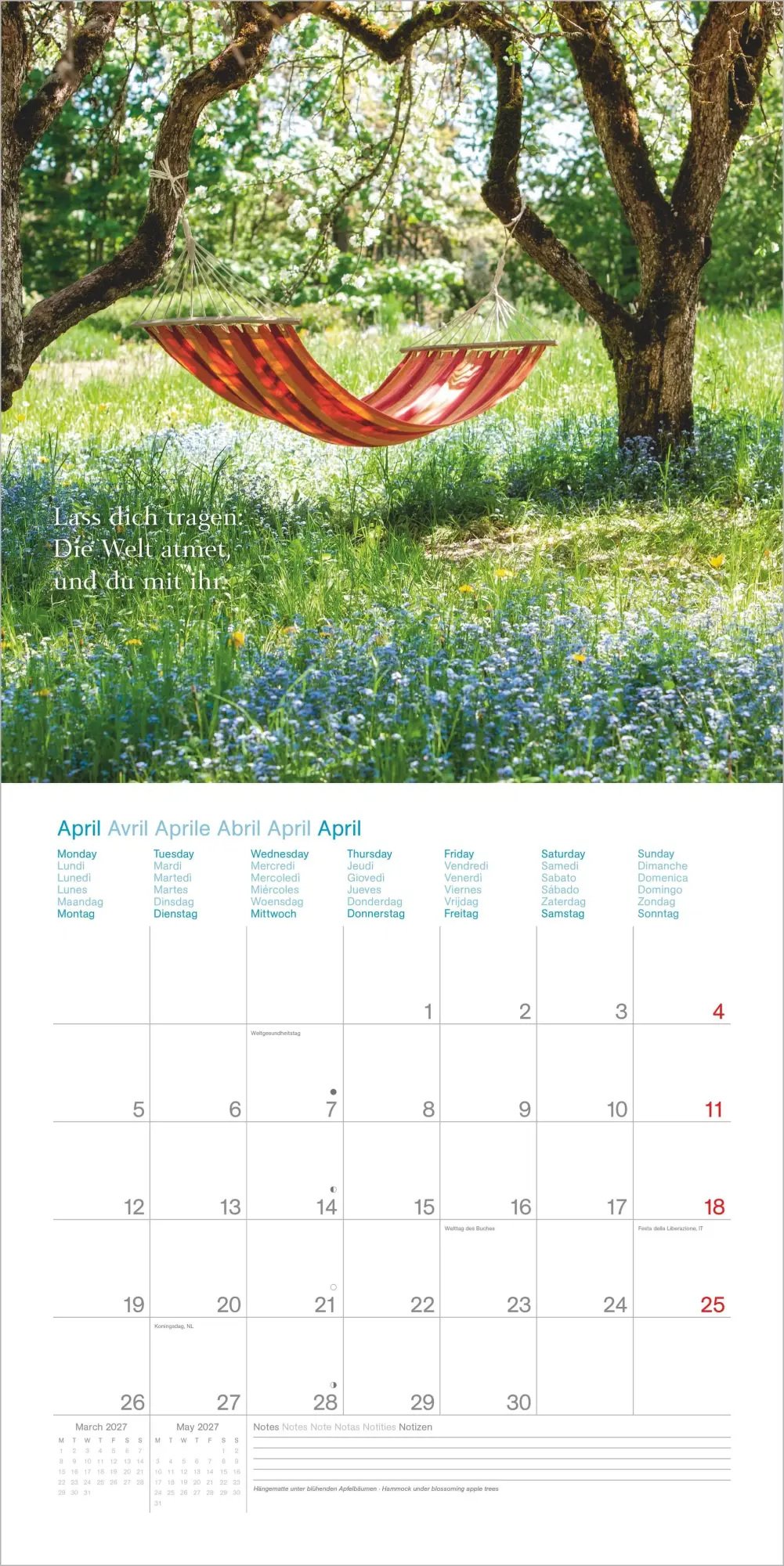 Bild: 4069095016903 | Augenblicke für Dich 2027 | Neumann Verlage GmbH &amp; Co KG | Kalender