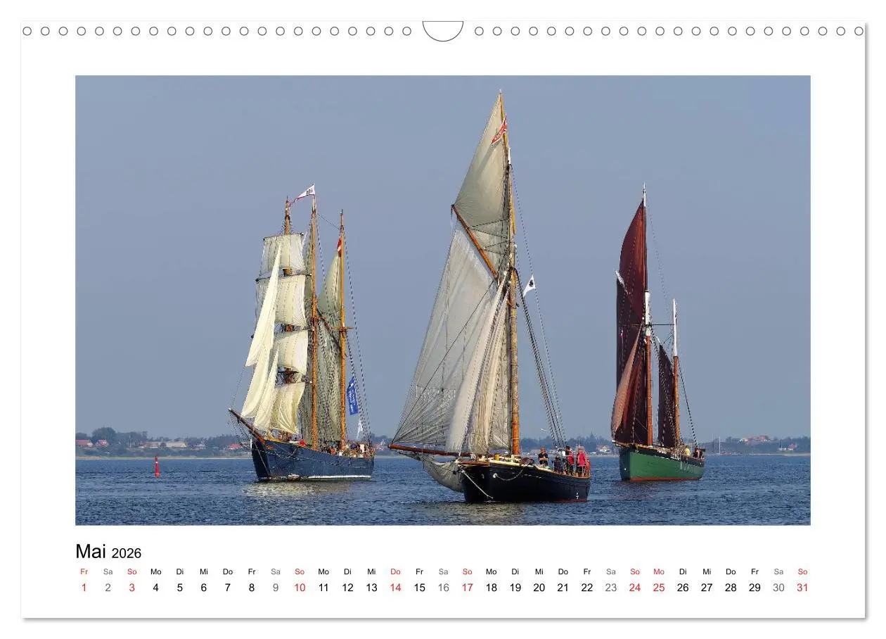 Bild: 9783457836903 | Segelschiffe auf dem Limfjord (Wandkalender 2026 DIN A3 quer),...