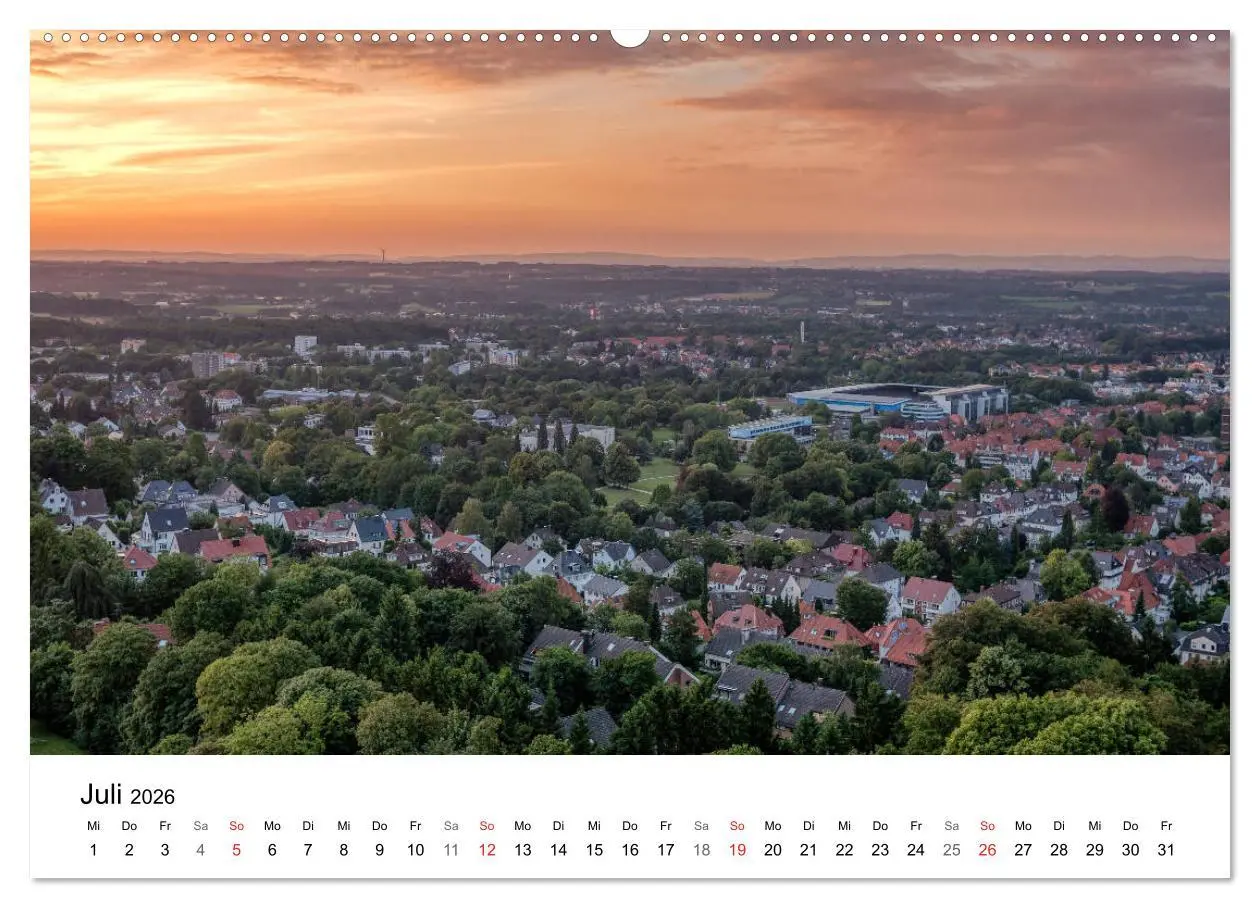 Bild: 9783457906903 | BIELEFELD aus der Vogelperspektive (Wandkalender 2026 DIN A2 quer),...